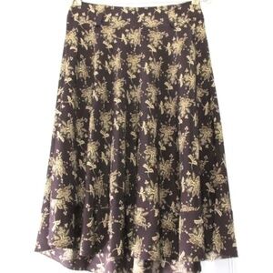 Sundance A-line Floral Silk Skirt, Size 8